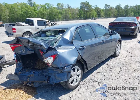 2018 Toyota Corolla L z USA, uszkodzony, nr VIN 2T1BURHE0JC967197